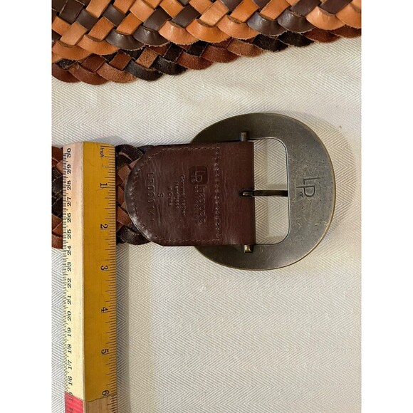 Linea Pelle BOHO Braided Leather With Statement Brass Belt‎ Buckle Small - Picture 6 of 7